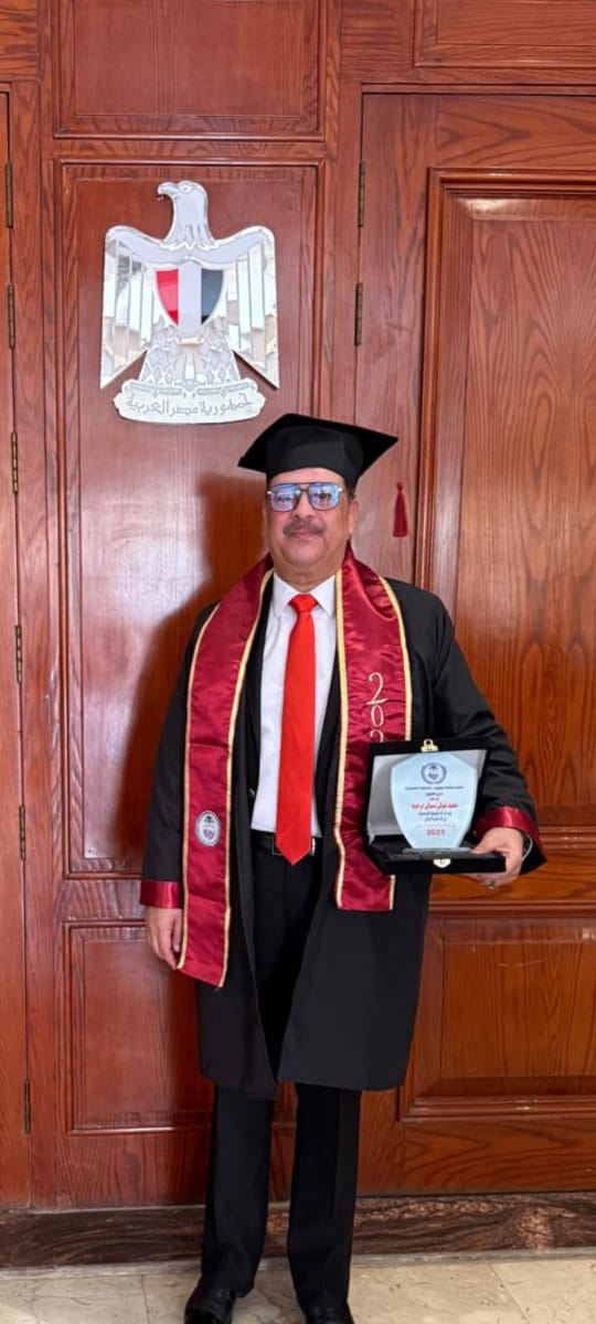 مدير الشئون القانونية في بتروزنيمة ينال درجة الدكتوراة بالتحكيم الدولى